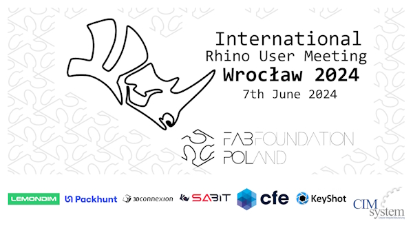 CIMsystem is going to exhibit at the International Rhino User Meeting 2024, June 7, in Wroclaw, Poland.

Join us!